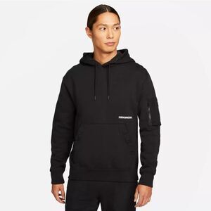 Vtg Nike Air Jordan 23 Engineered Mens Size S Black Pullover Fleeced Hooded